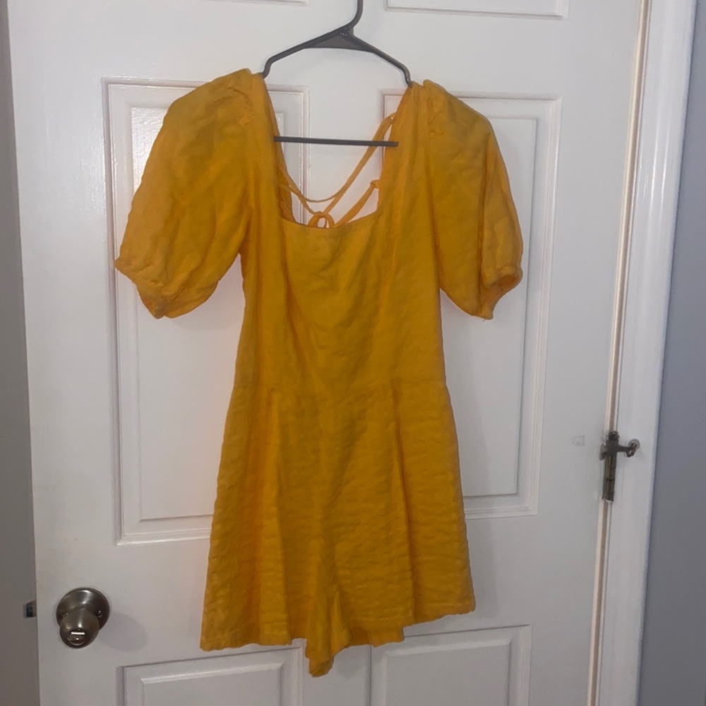 Yellow Orange Romper - image 1